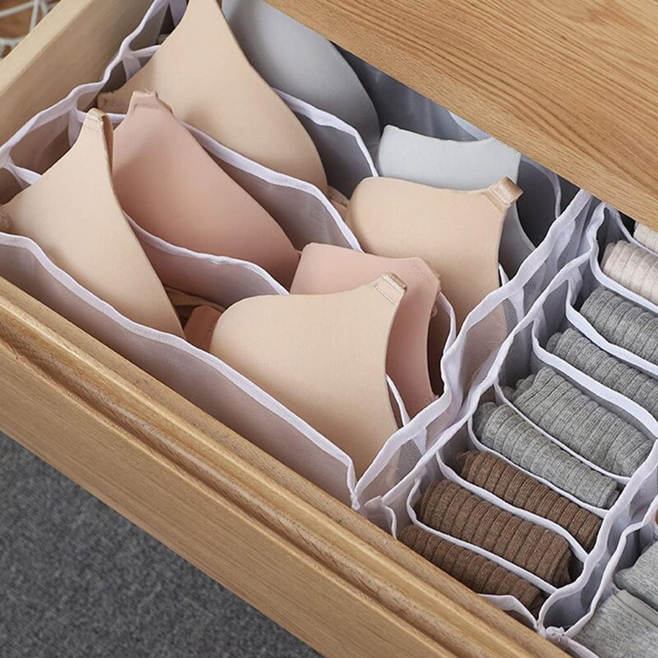 طقم منظم ملابس داخلية مكوّن من 3 قطع مستورد